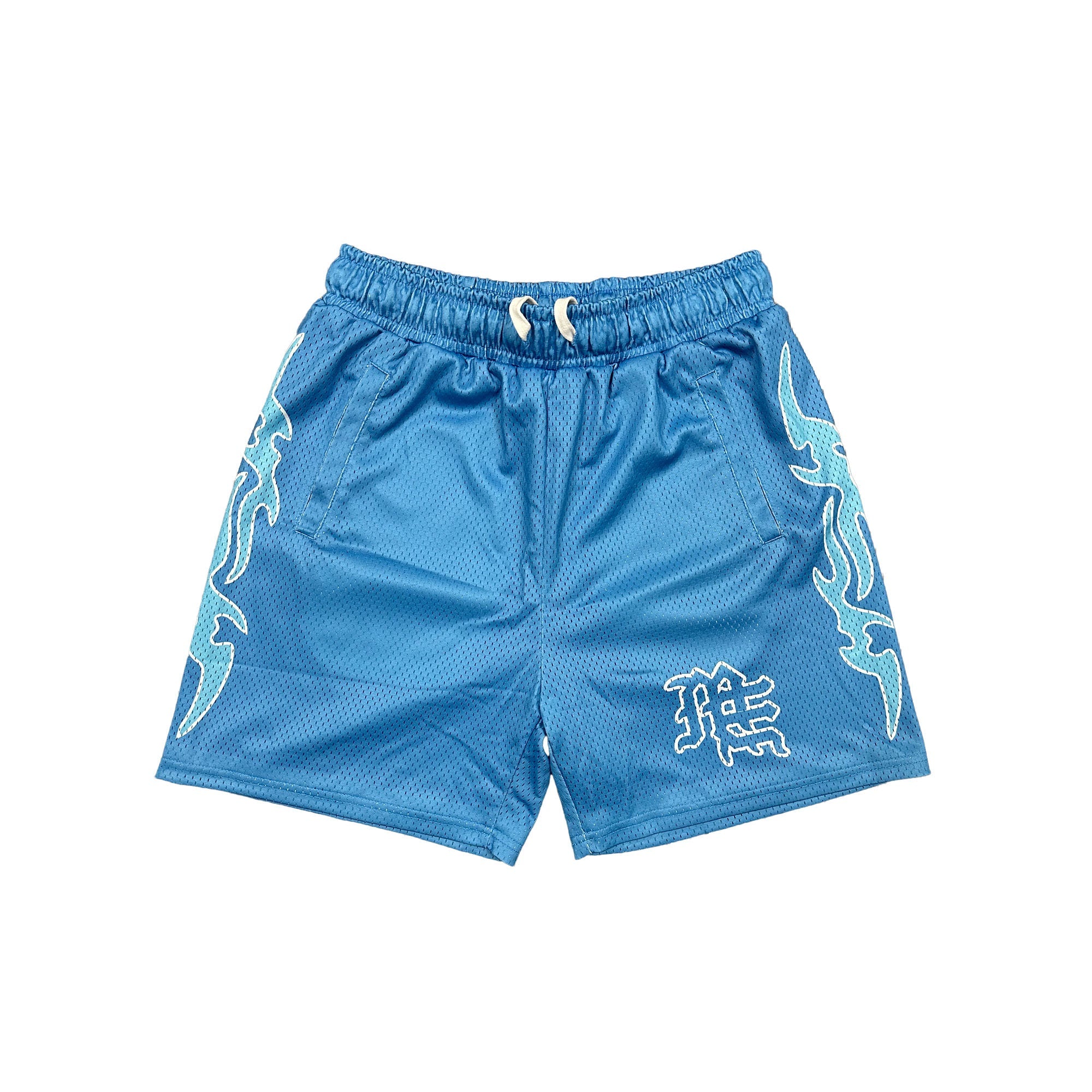 Blue “Lightning” shorts