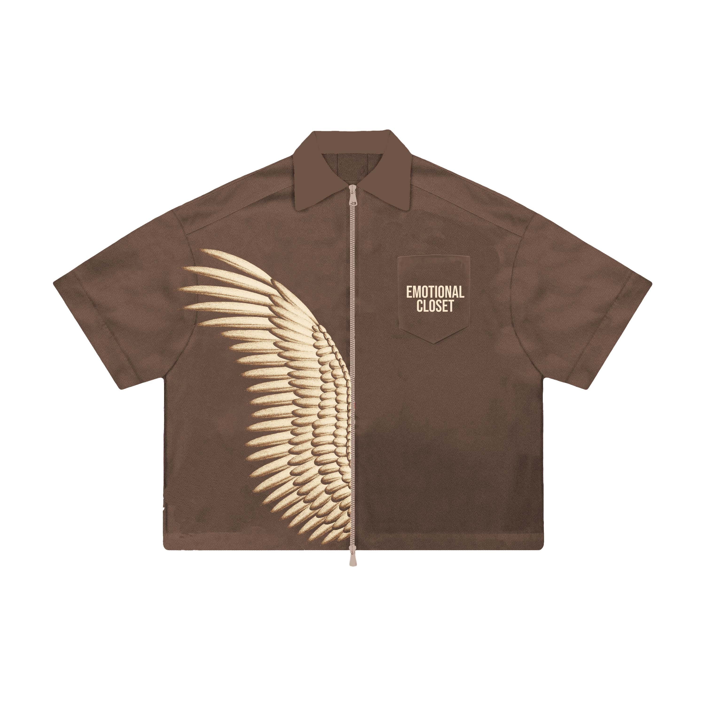 Brown “Wings” Shirt