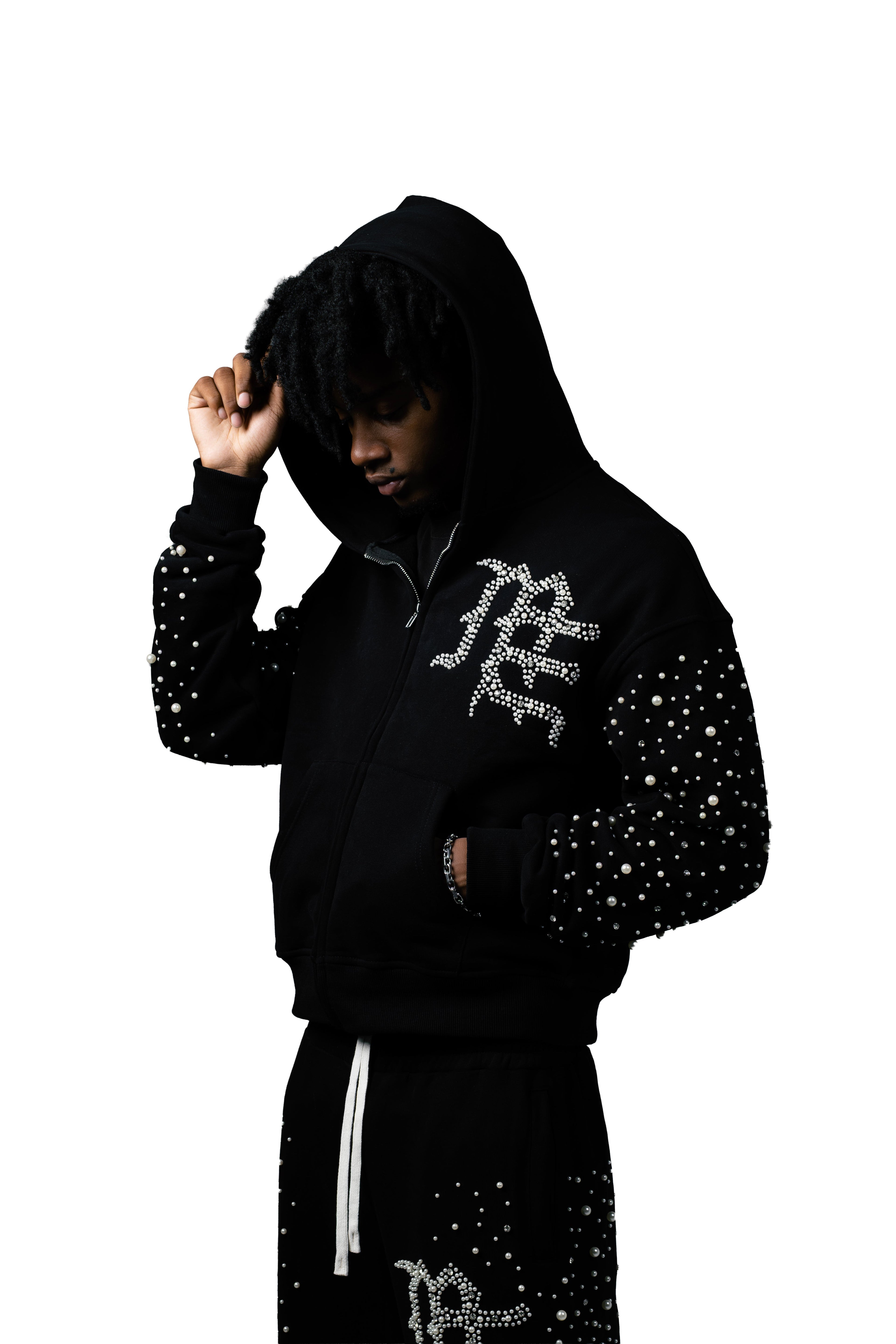 Black ‘Pearl’ Hoodie