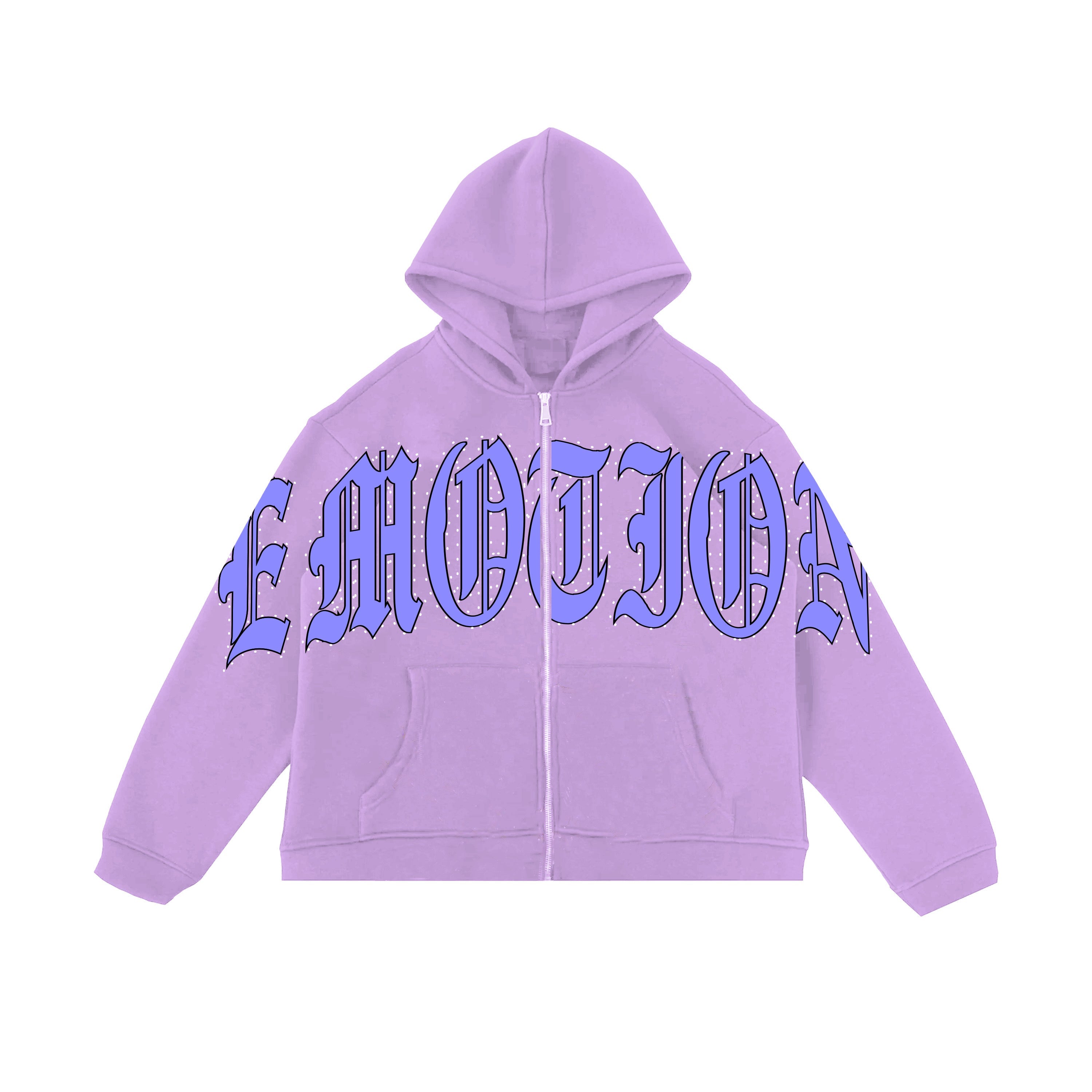 Purple “Signature” Rhinestone Hoodie