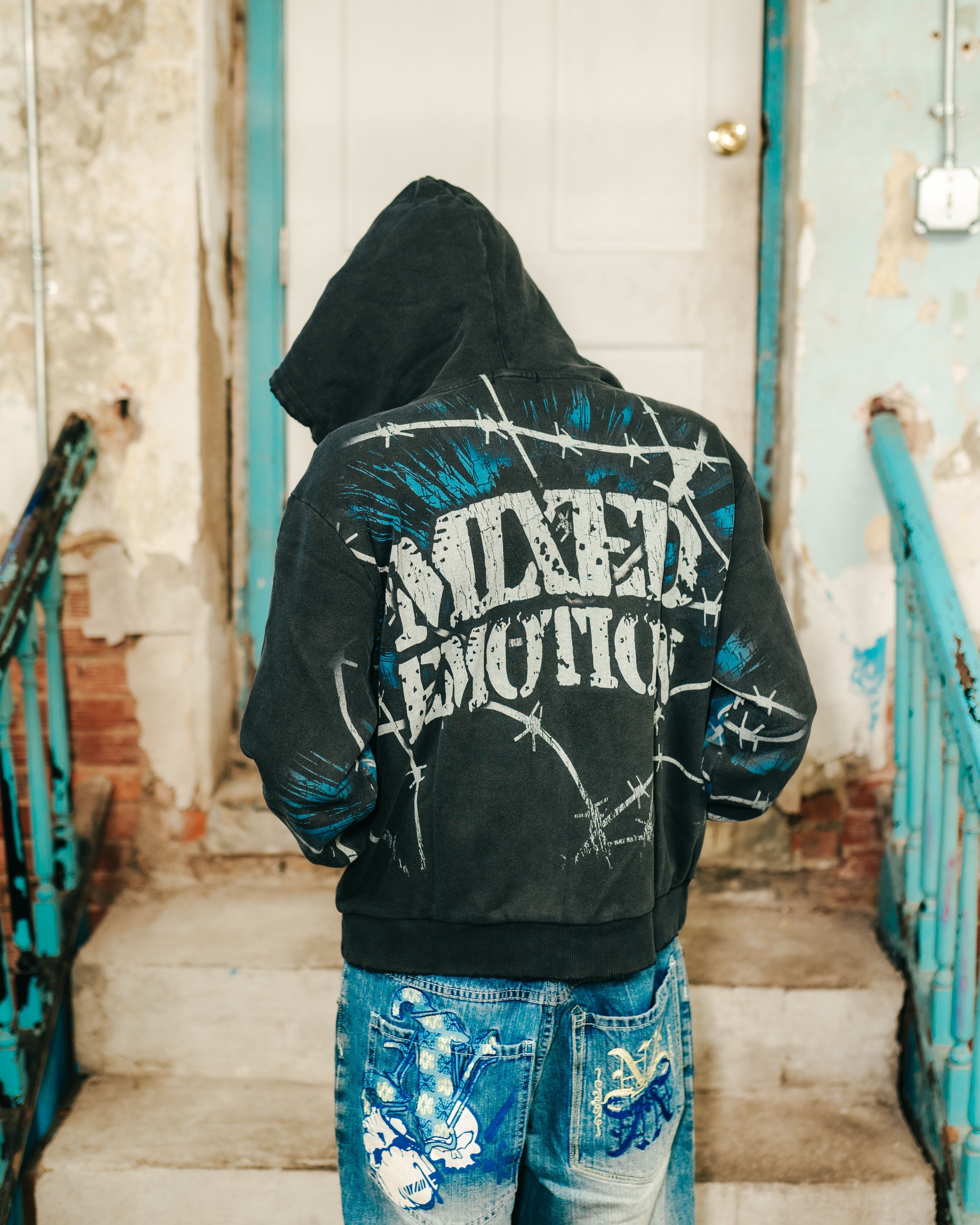 Acid Wash “Radioactive” Hoodie