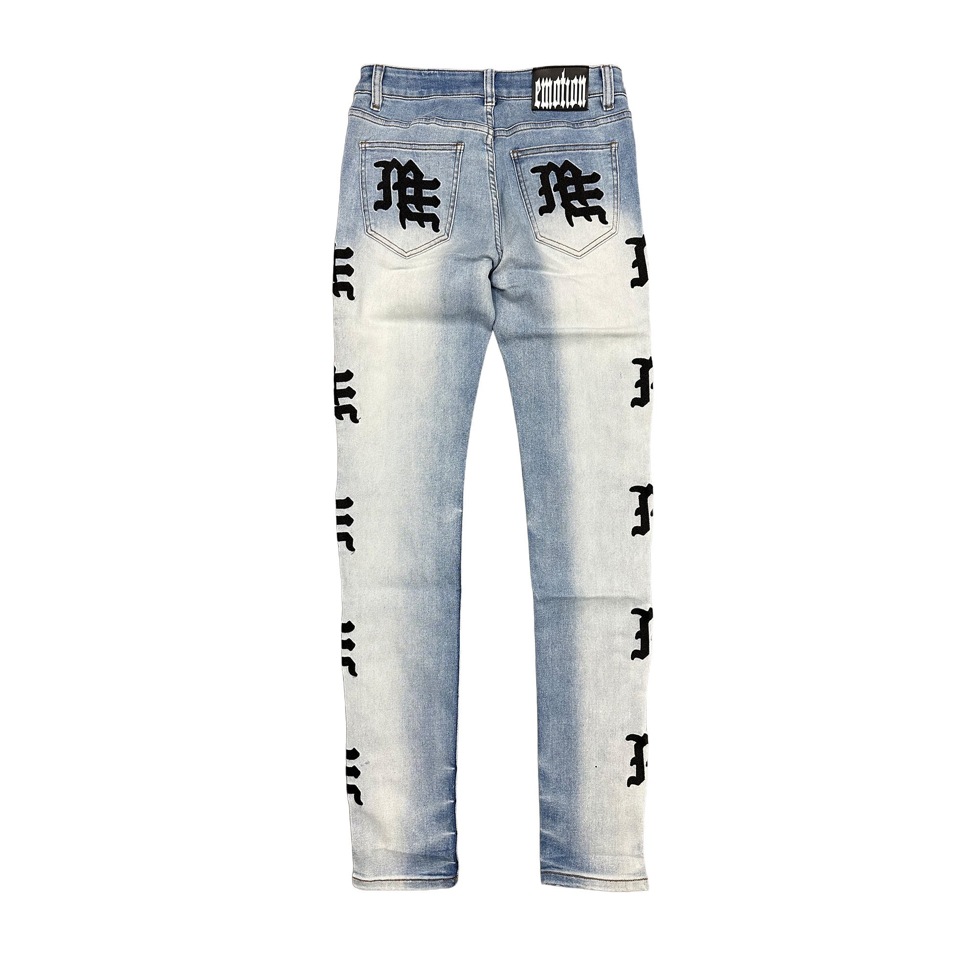 Monogram Denim Light Blue Wash