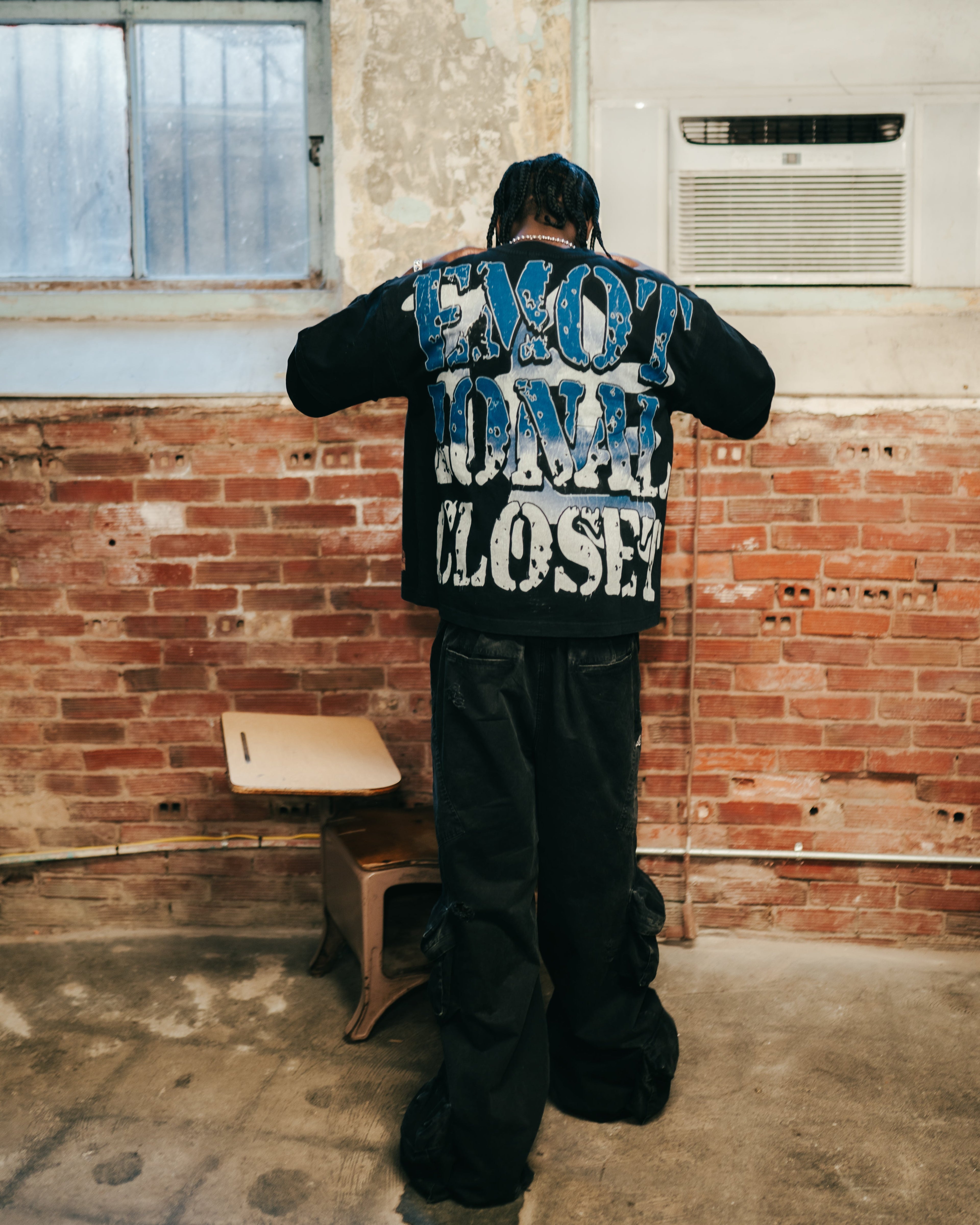 Black “Racer” Long Sleeve