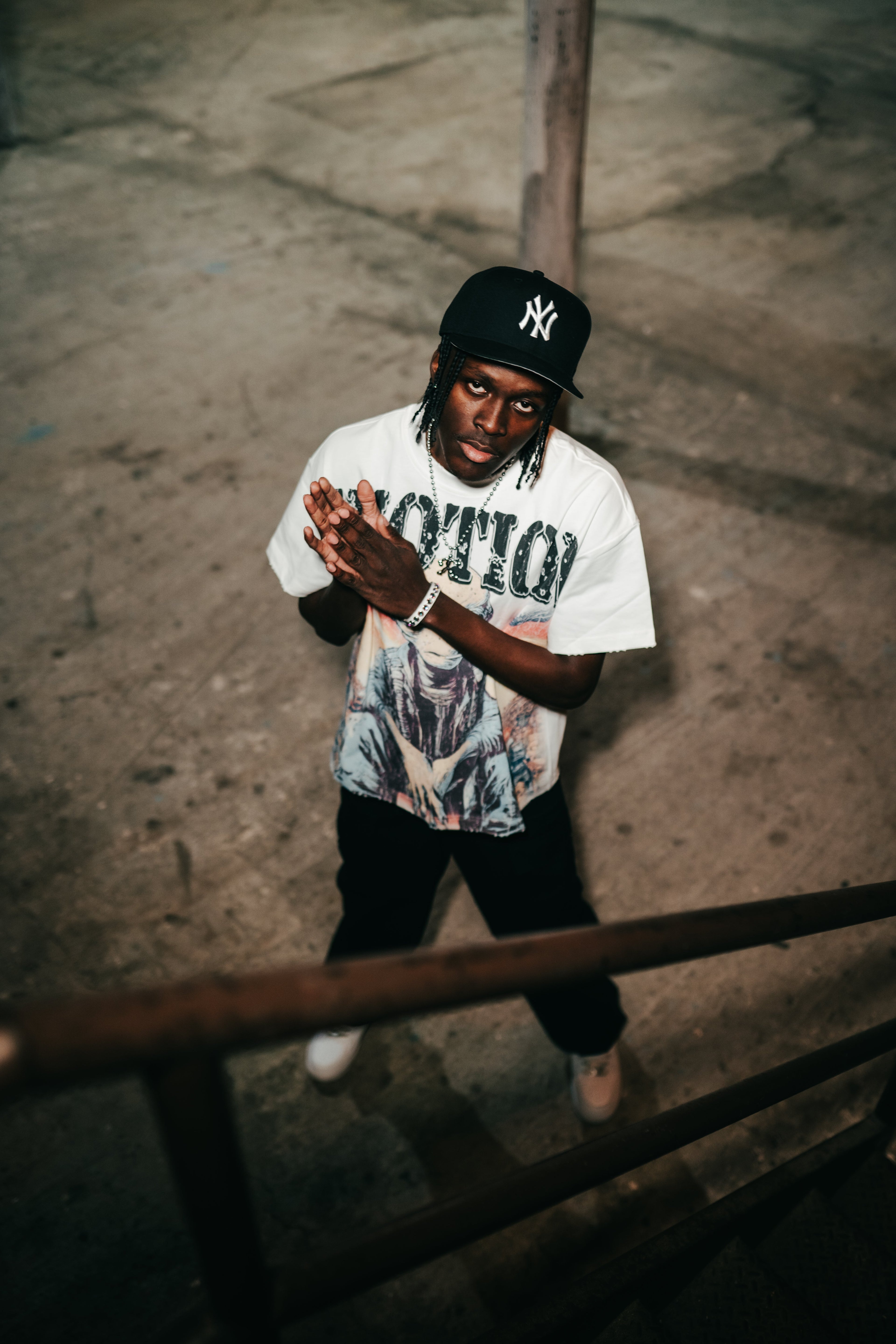 White “Invasion” Tee