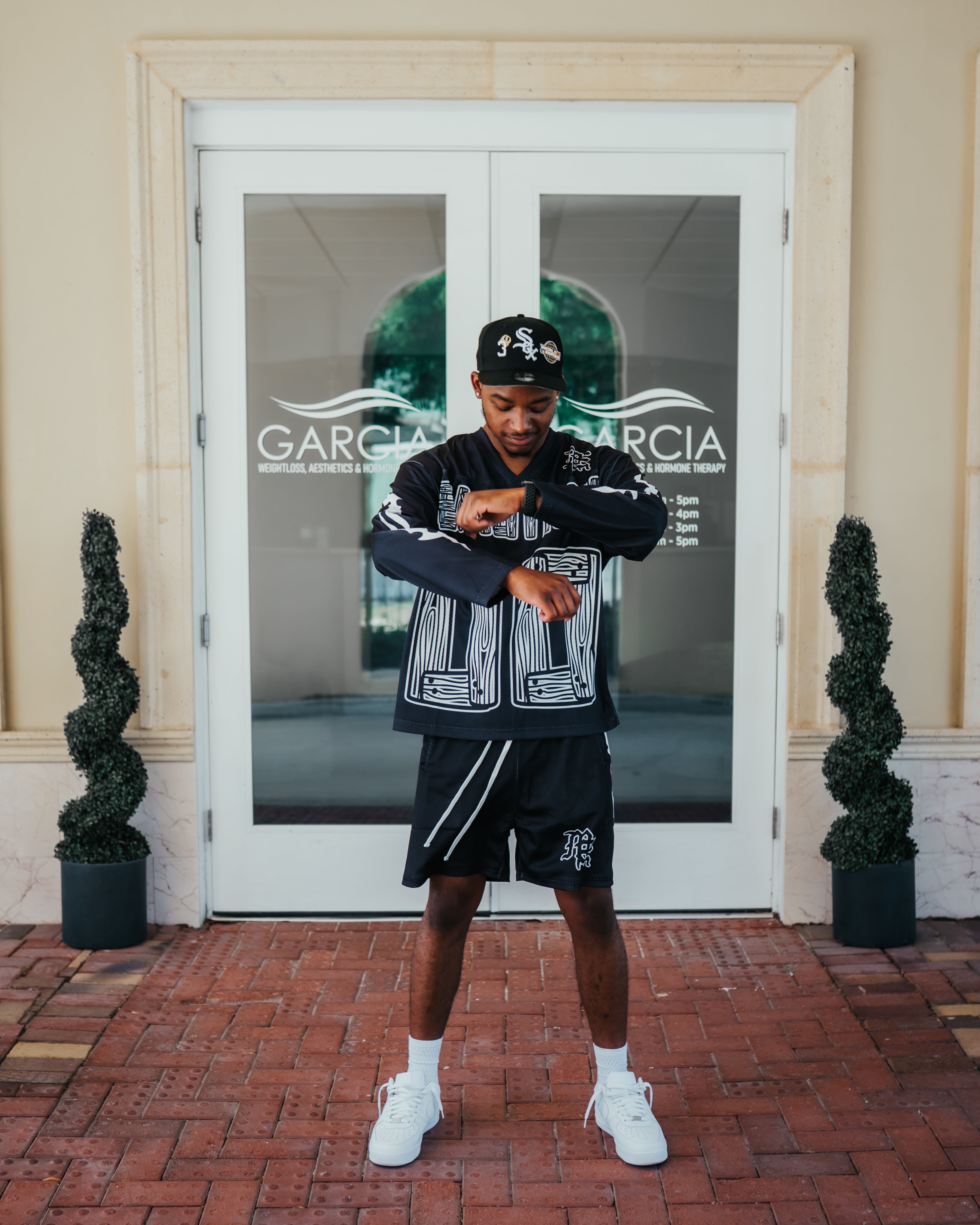 Black “Lightning” Short