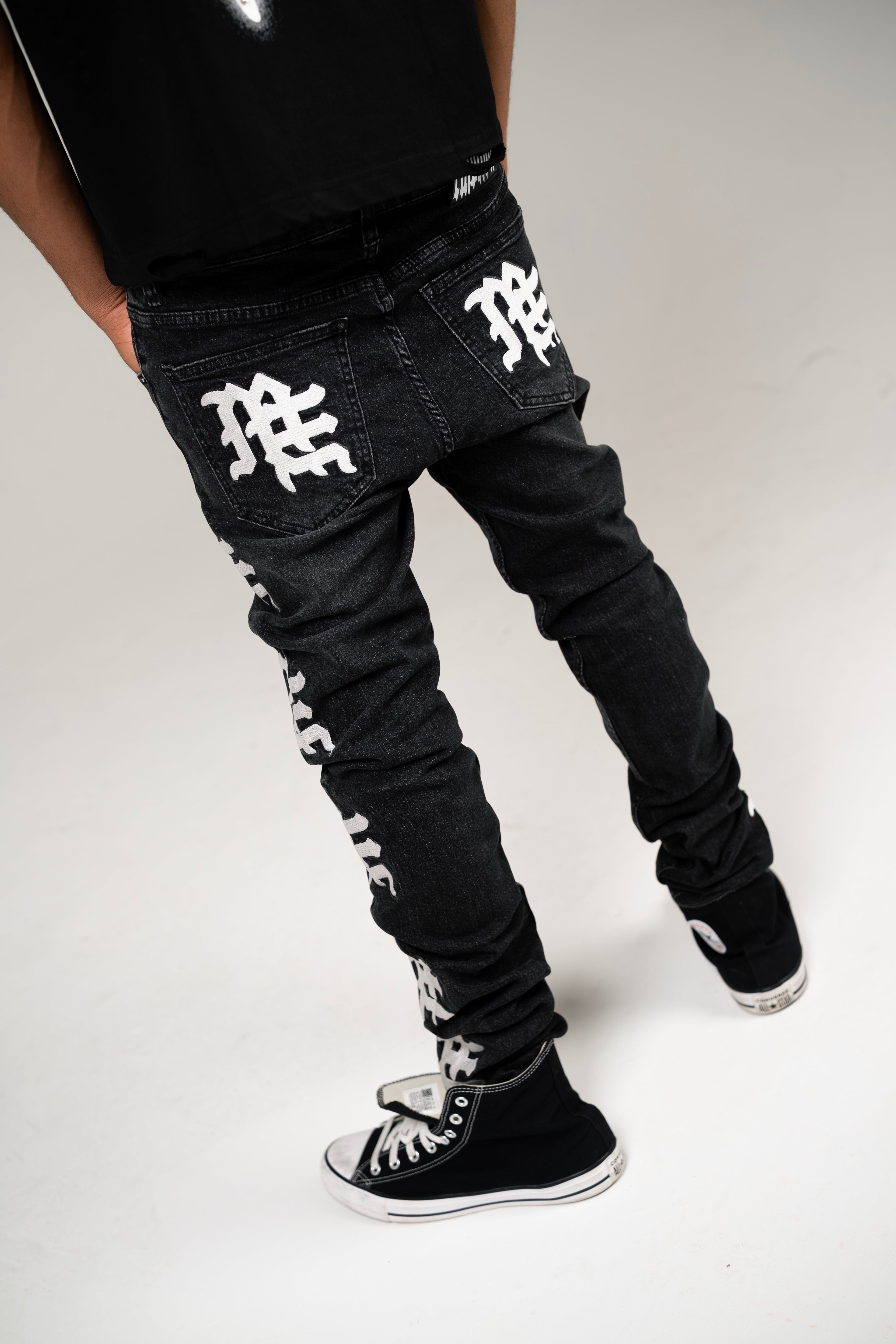 Monogram Denim Black Wash