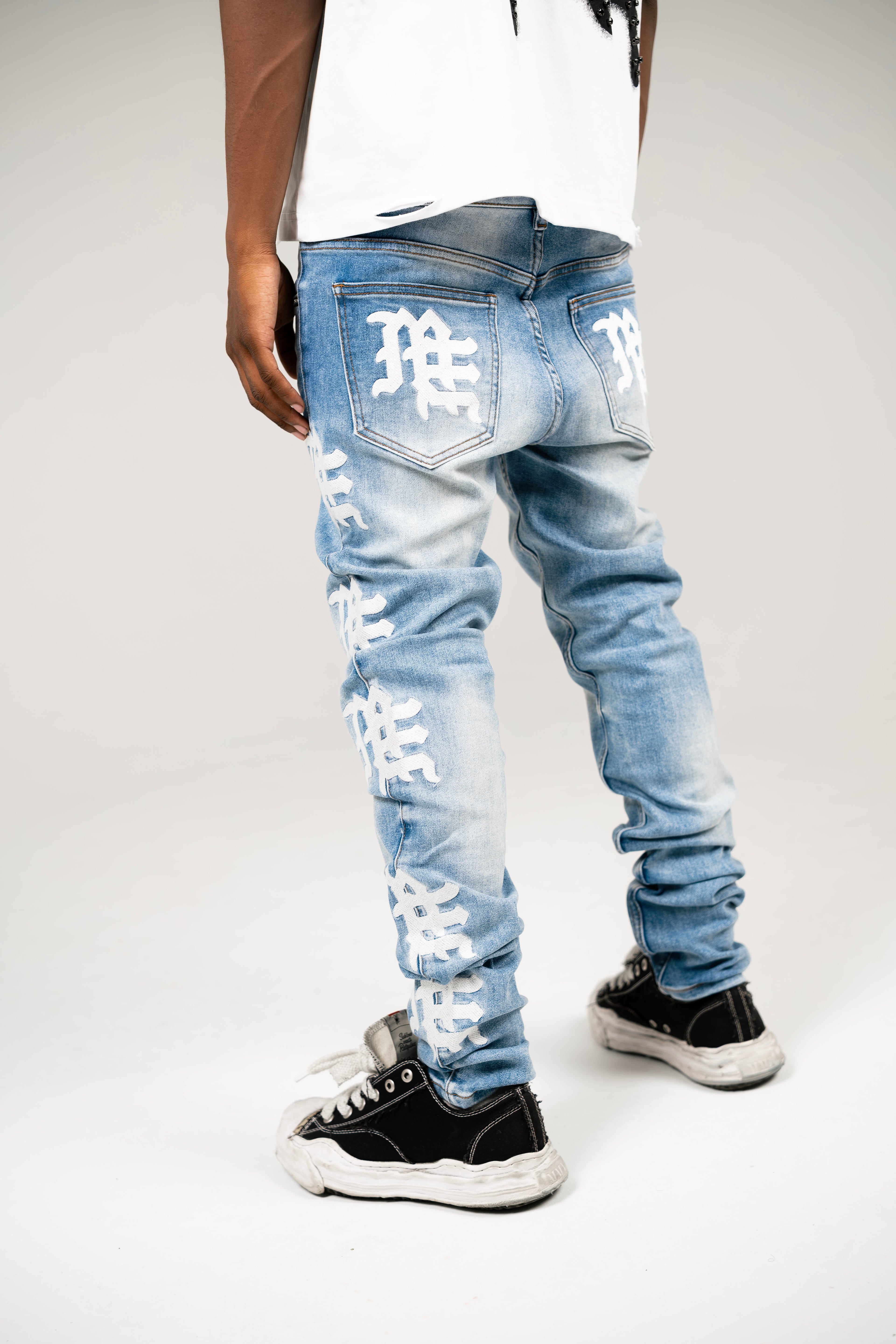 Monogram Denim Blue Wash