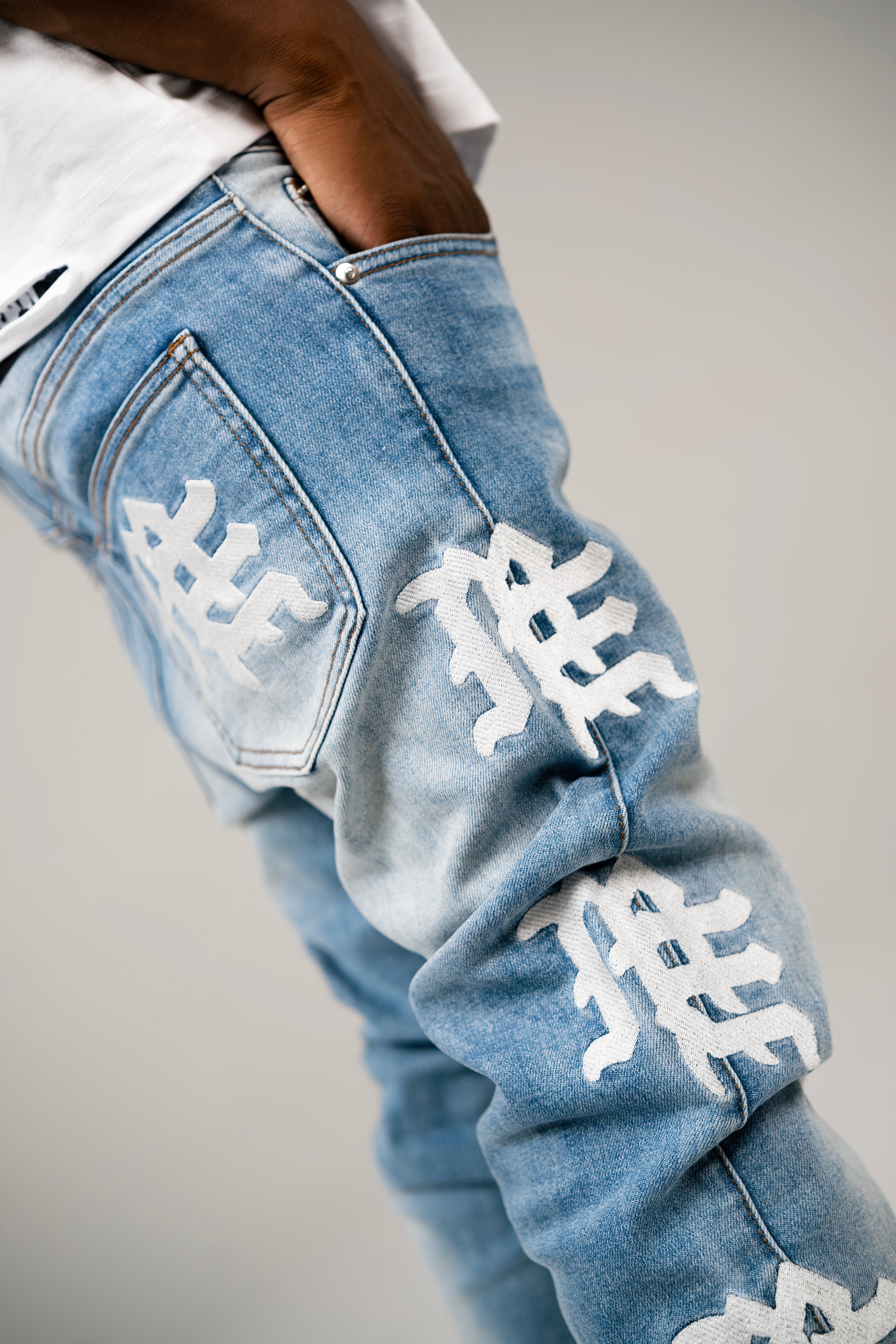 Monogram Denim Blue Wash