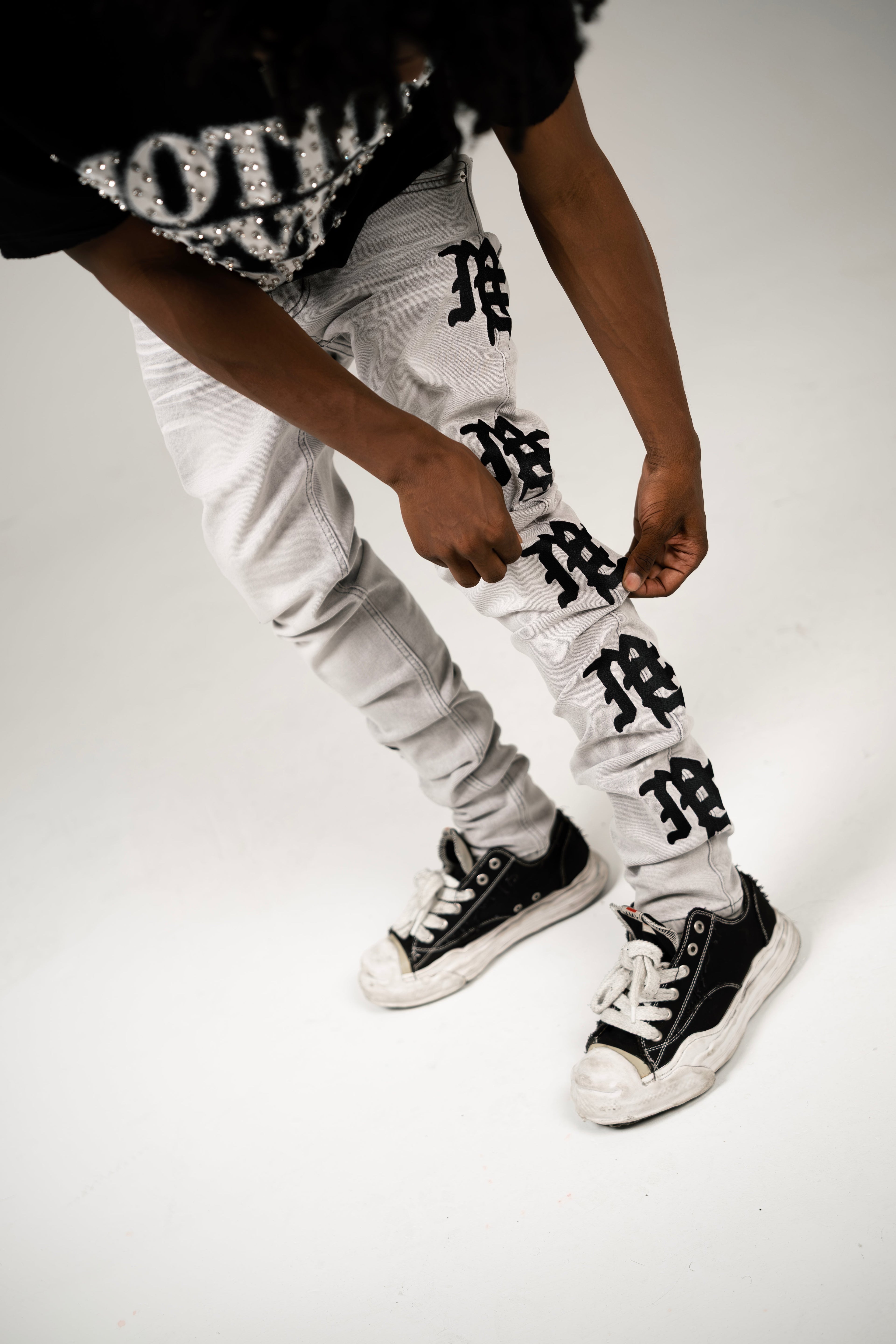 Monogram Denim Grey Wash