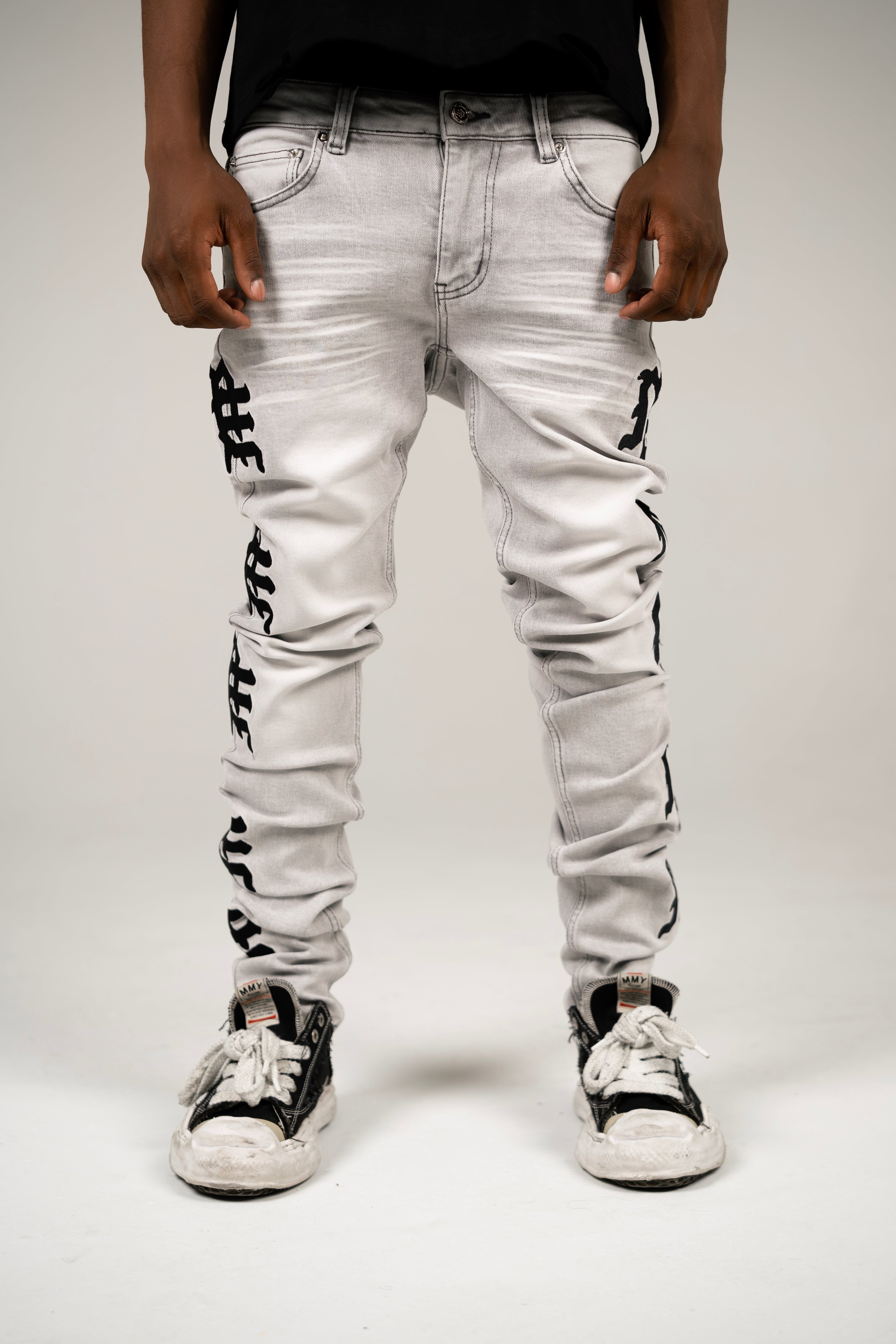 Monogram Denim Grey Wash