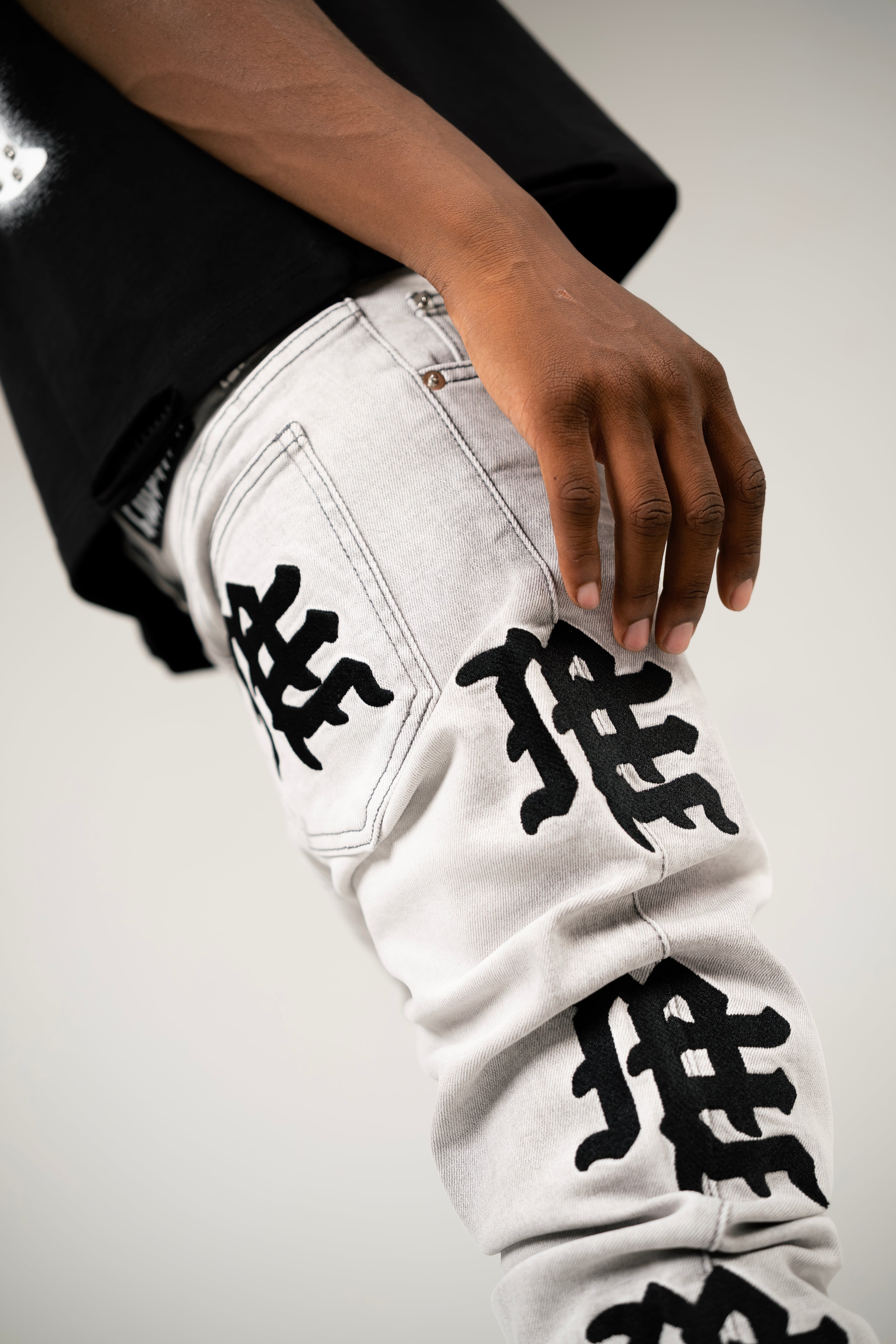 Monogram Denim Grey Wash