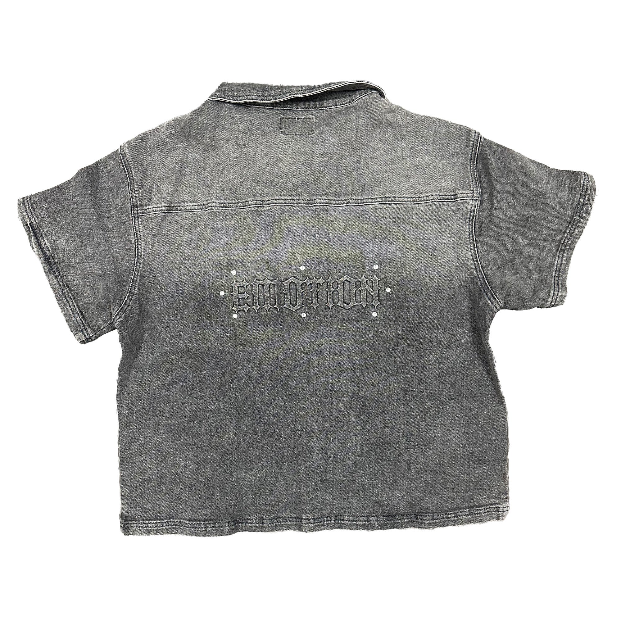 ‘Paisley’ Denim Grey Shirt