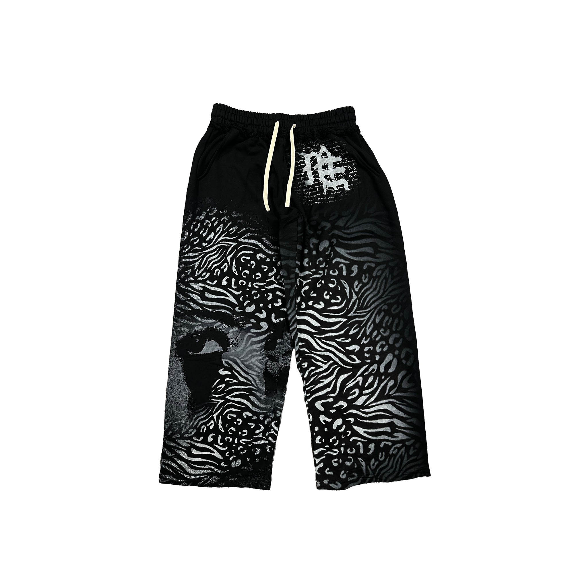 Black ‘Striped’ Sweatpants