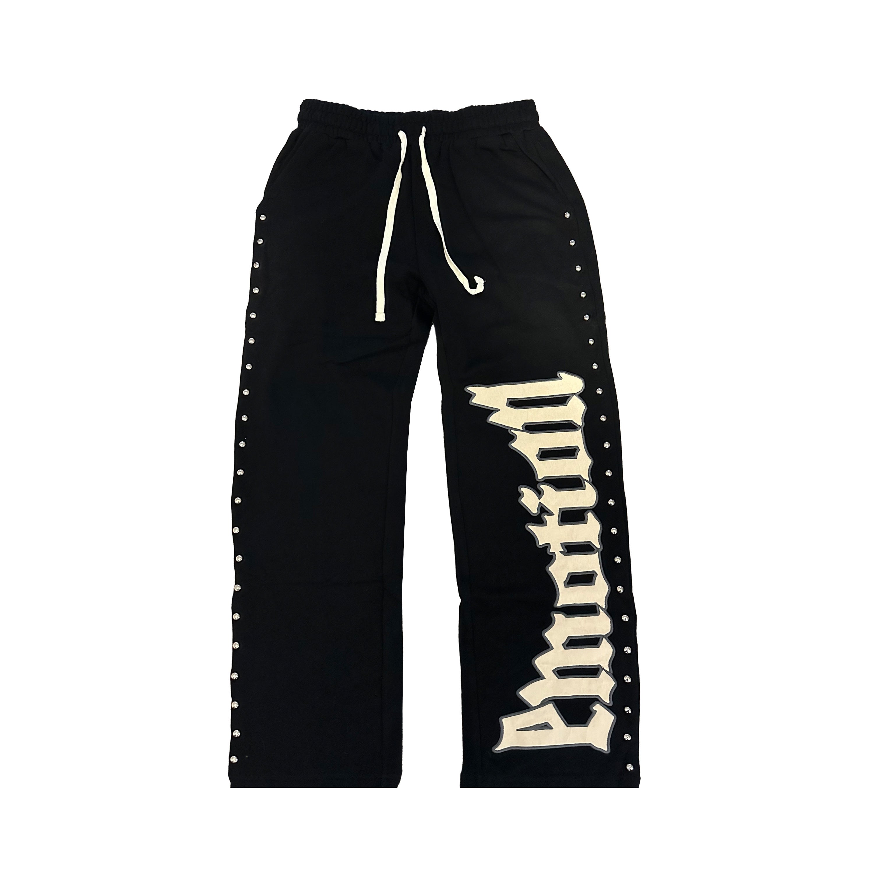 Black “Crown” Sweat Pants