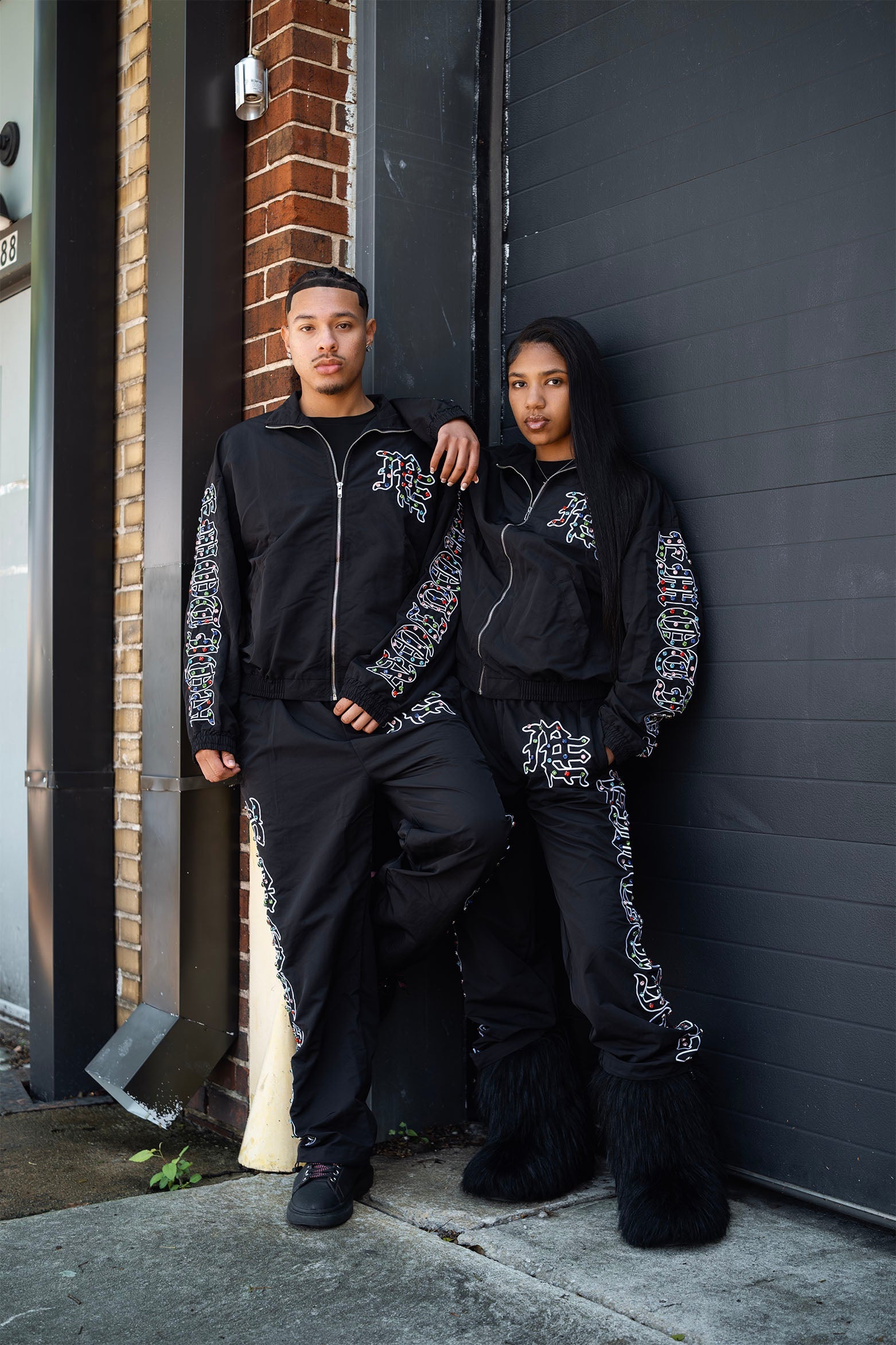 “ME” Rhinestone Nylon Jacket