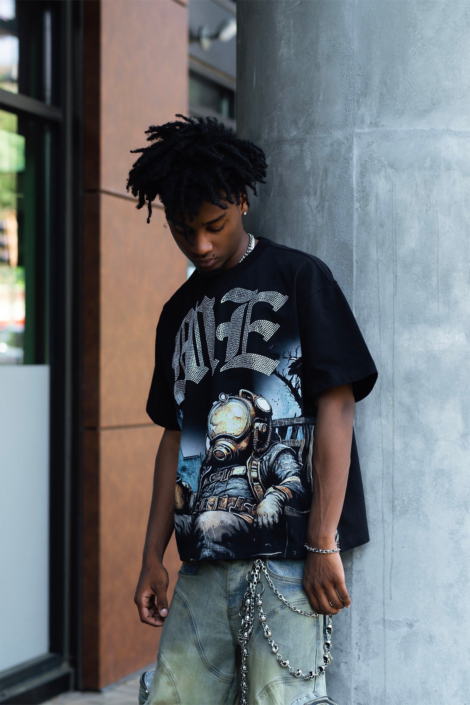 “Astronaut” Rhinestone Tee