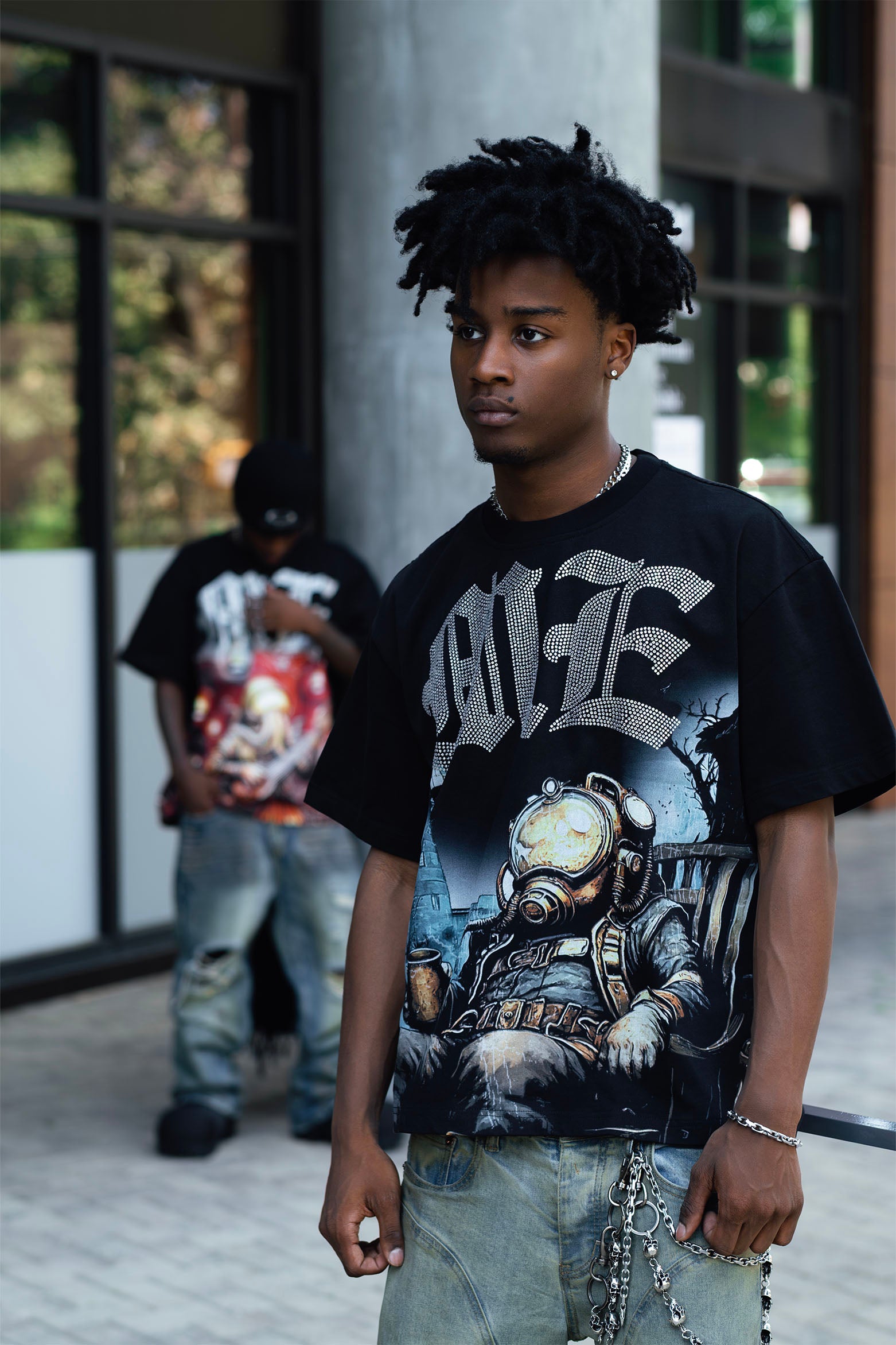 “Astronaut” Rhinestone Tee