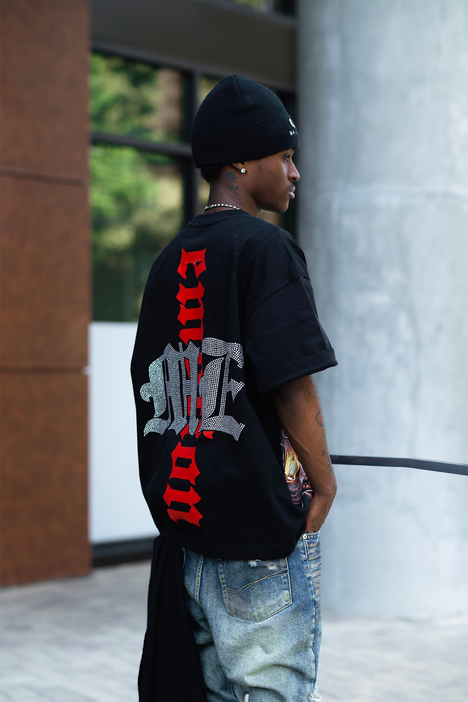 “Octopus” Rhinestone Tee