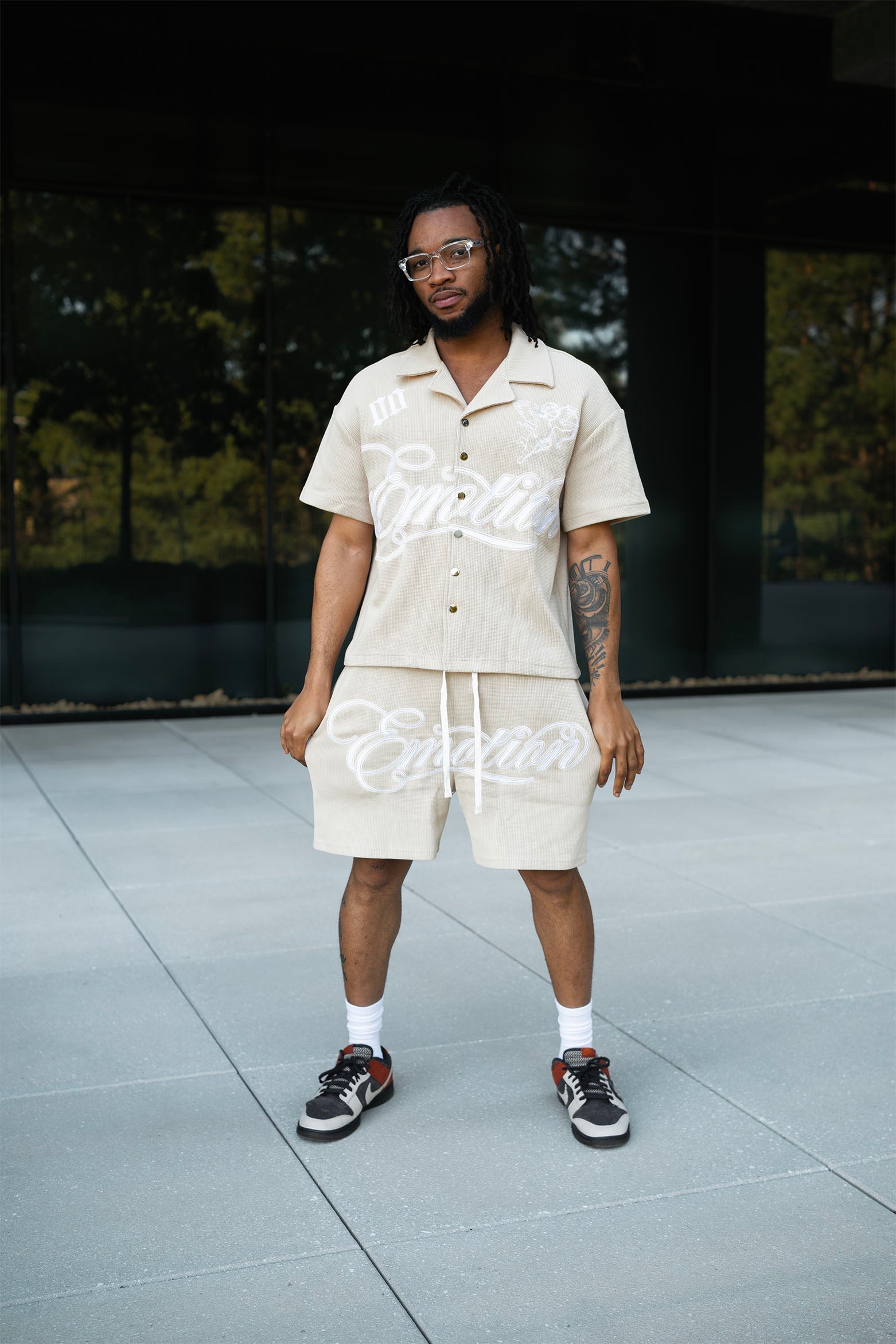 Cream “Signature” Shorts