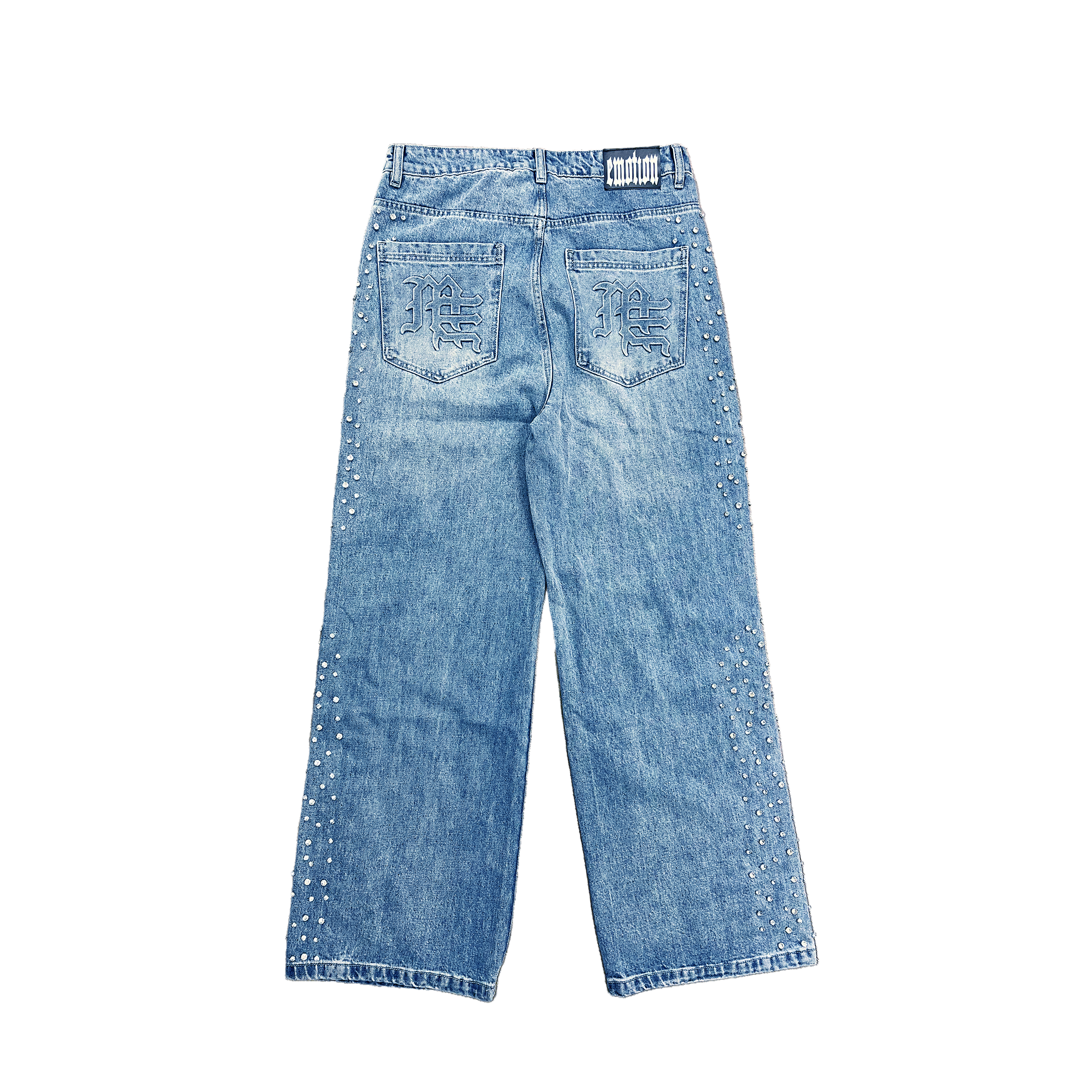 Blue ‘Stone’ Baggy Jeans