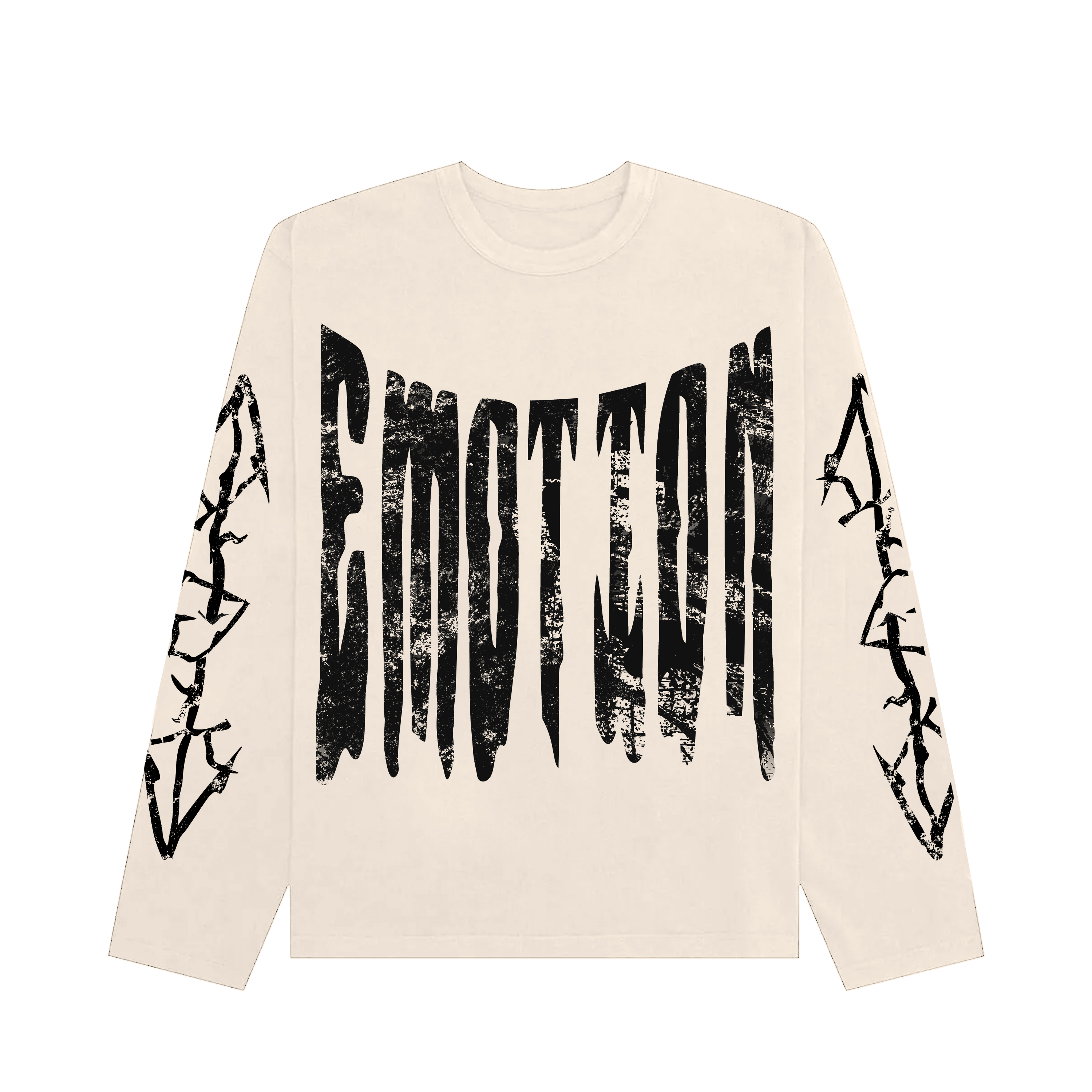 Cream "Bleeding" Long Sleeve