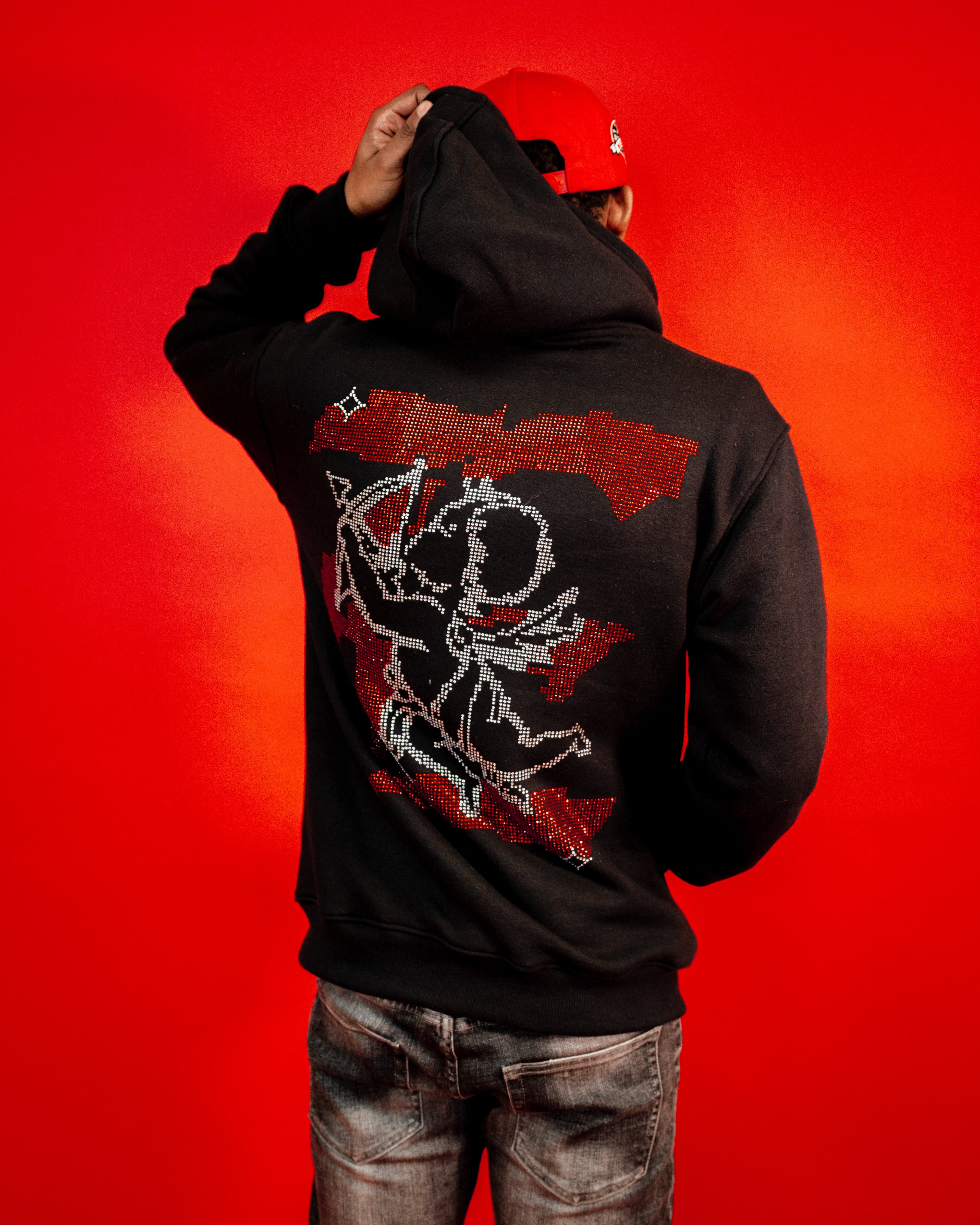 Black “Angel” Hoodie (Valentines Day)