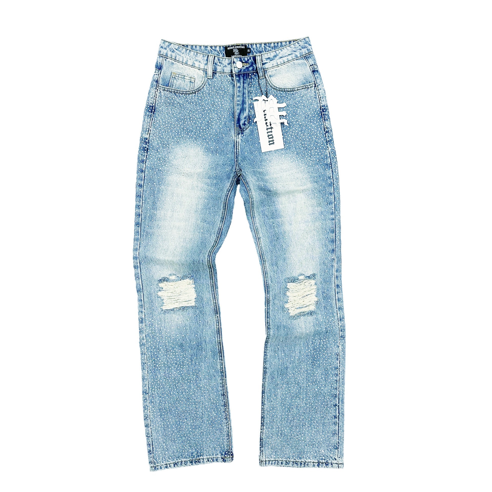 ‘ME’ Rhinestone Jeans